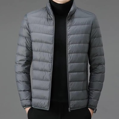 超薄羽绒棉服男轻薄冬季保暖防寒