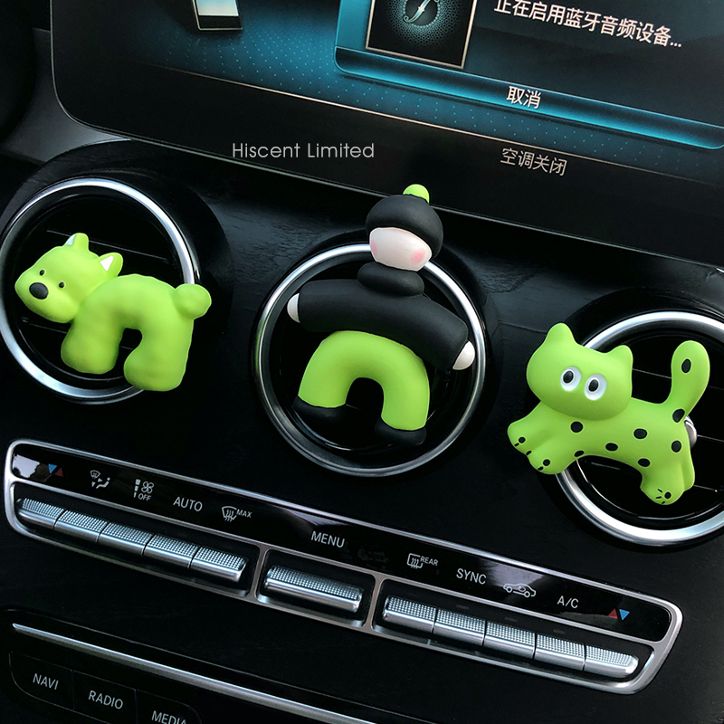 小清新猫咪出风口装饰车载香薰