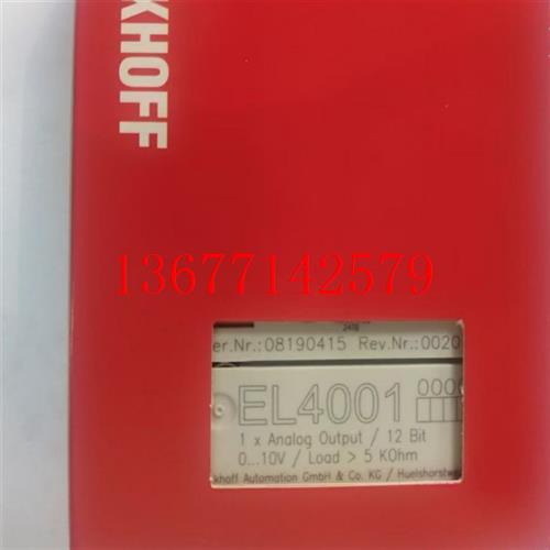 议价倍福EL3208 EL2034   EL3004  EL4001  KL1352全新现货议价包