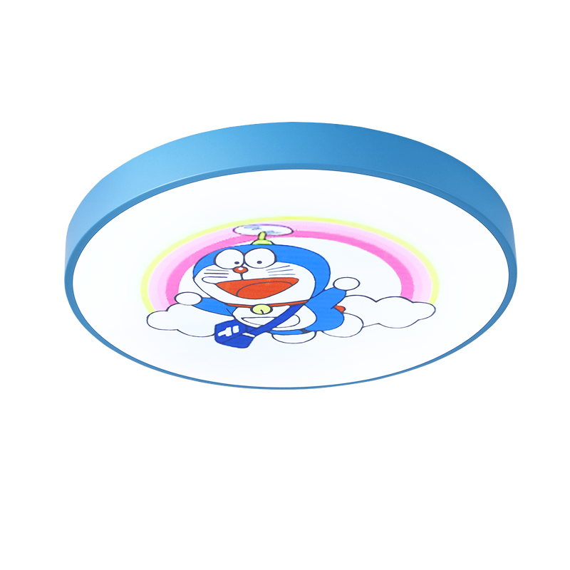 主卧室灯LED现代简约儿童房间马卡龙吸顶灯2024新款男孩女孩灯具