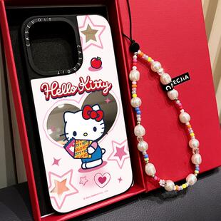 C家联名MagSafe磁吸爱心星星Kitty猫适用iphone17手机壳16promax苹果15pro镜面14plus保护套13卡通12日韩闺蜜