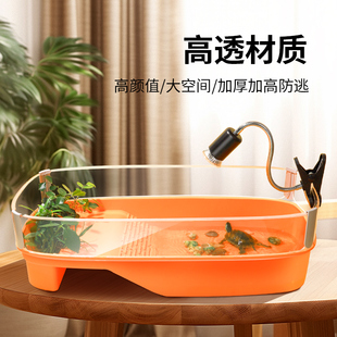 乌龟专用缸特大号养龟家用水陆巴西龟缸别墅造景免换水生态饲养箱