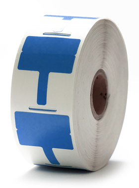 开玛GW08-01 打印标签 33mm*24mm+30mm 500片/卷 蓝色