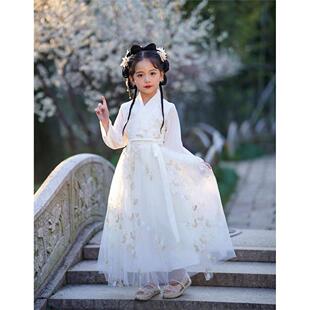 儿童超仙舞蹈裙套装 中国风古装 古风唐装 中秋嫦娥汉服女童2024新款