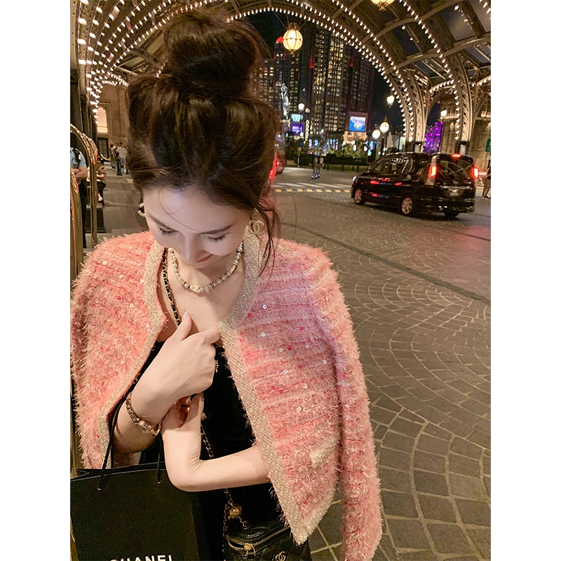 小香风羽绒短外套女轻熟风上衣