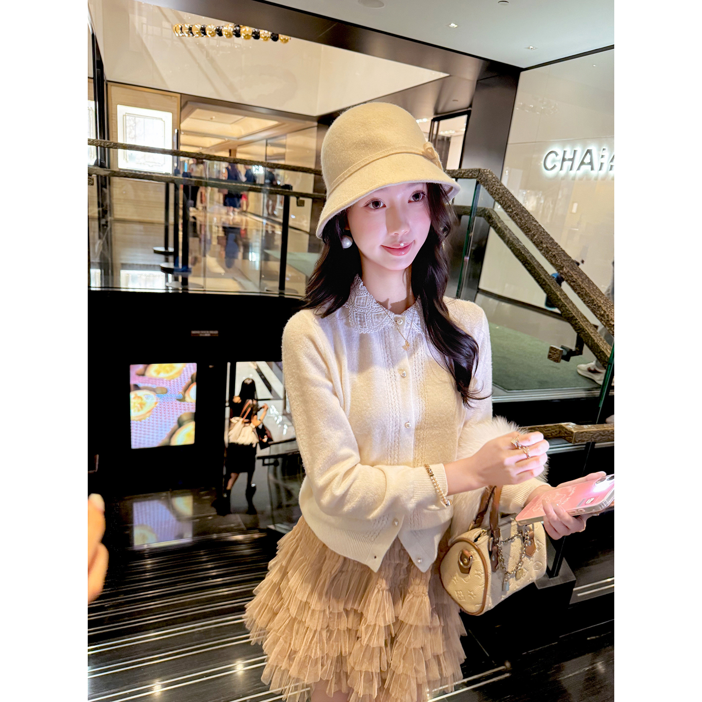 针织开衫女早秋韩系氛围感上衣