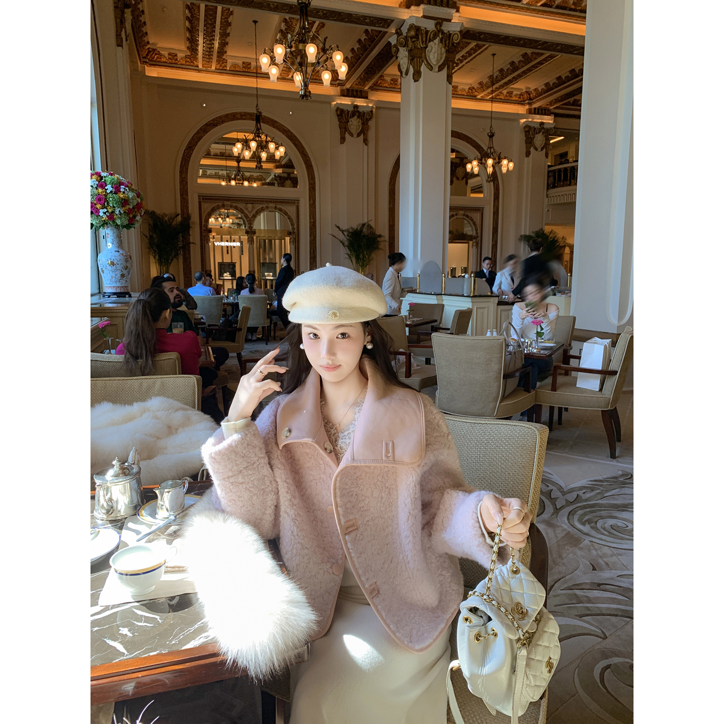 两面穿皮草女冬季皮毛一体外套