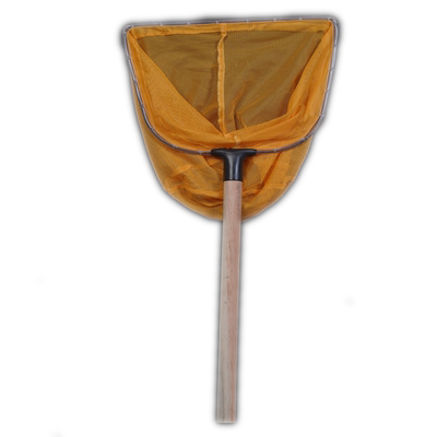 抄网捞鱼网实心网圈木手柄抄网