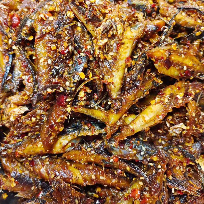 香辣梅香鱼湖南特产下饭菜郴州桂东自制无大骨开胃梅香鱼下饭瓶装
