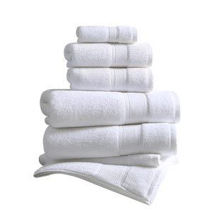 五星级酒店毛巾浴巾纯棉家用吸水洗脸高档白色宾馆美容院热敷专用