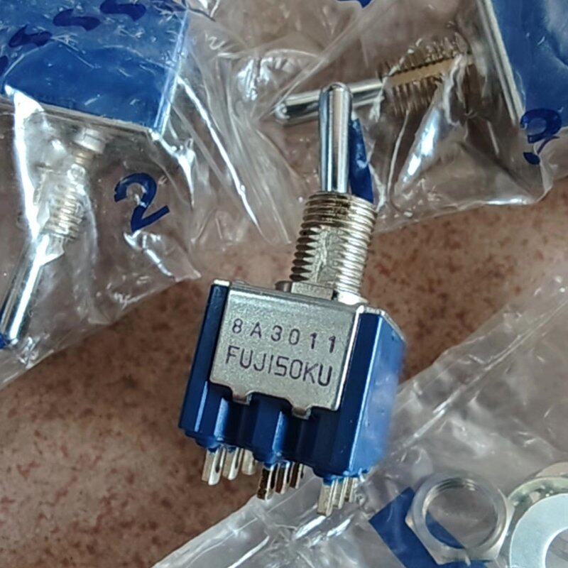 (议价)FUJISOKU富士钮子开关,型号8A3011,蓝色外壳,