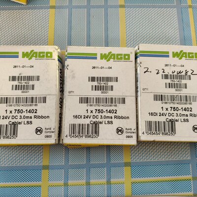 （议价）WAGO 750-1402，16DI 24V DC 3.0m