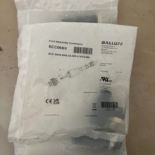 （议价）全新BCC06M4巴鲁夫连接器BCC+M434-0000-2