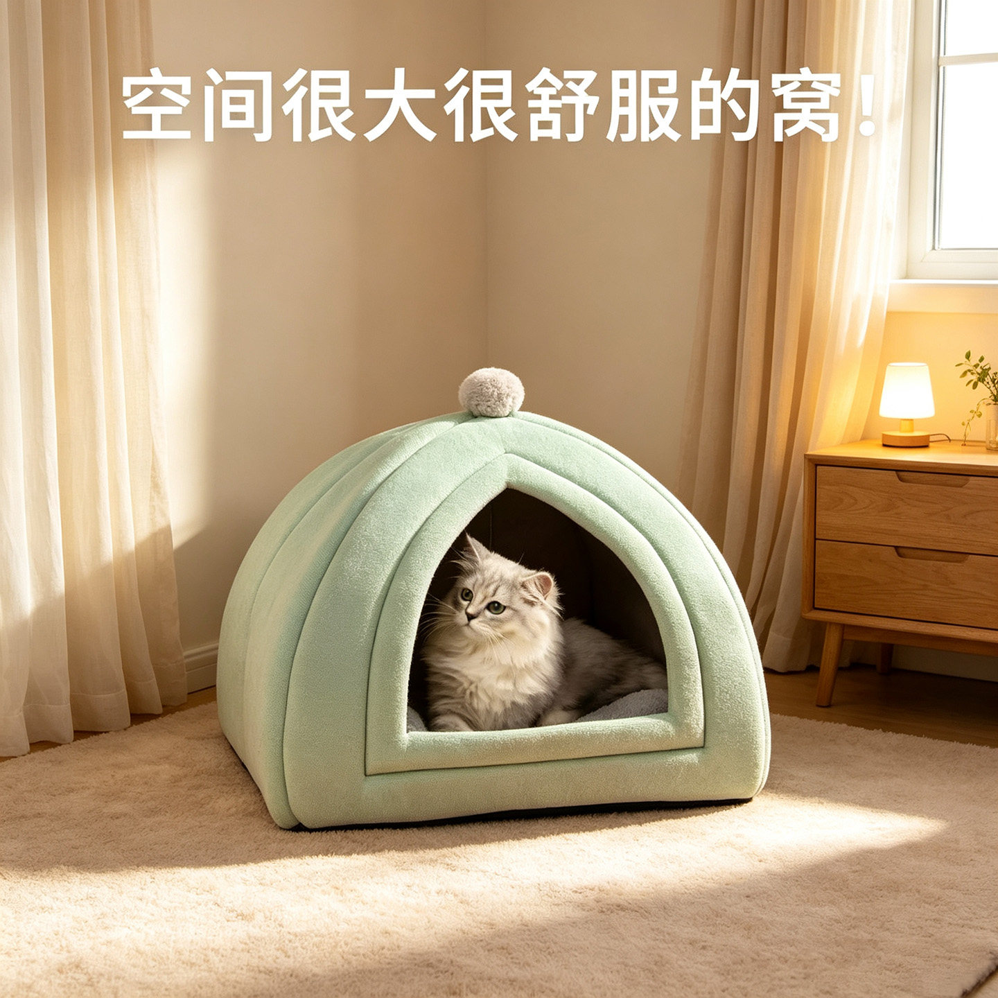 可拆洗四季通用宠物保暖窝