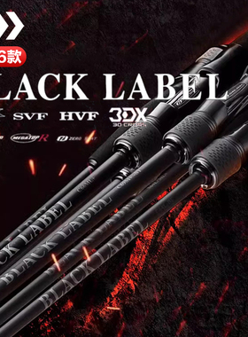 DAIWA达亿瓦26款BLACKLABEL X 日版黑标路亚竿远投泛用钓鱼杆