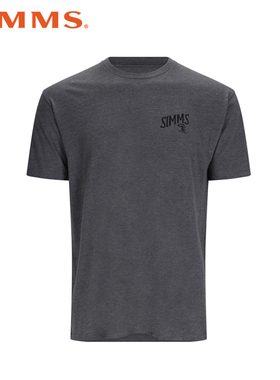 SIMMS短袖T恤14098春夏季圆领半袖T恤长袖短袖路亚服防晒速干钓鱼