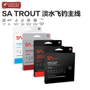 飞蝇烧SA 若虫滚抛 TROUT淡水飞钓主线CREEK溪流飞钓单手斯贝干式