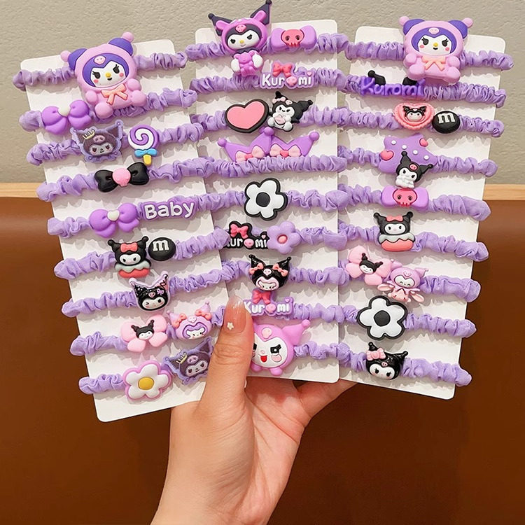 库洛米卡通头绳发圈不伤发