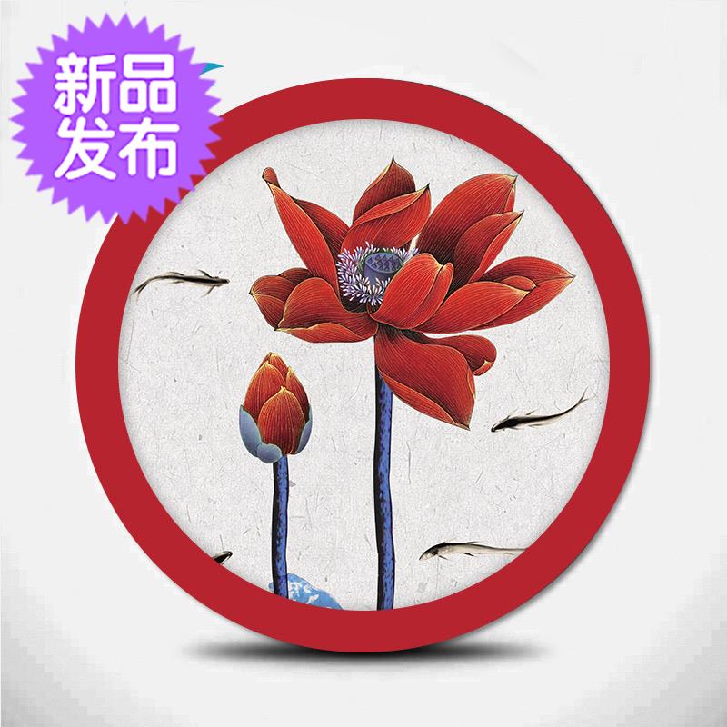 简约新中式创意圆形相框挂v墙15 20 25 30 35 40 45 50cm画框装裱在类目 家居饰品, 相框/画框中 - 来自Buy2taobao.com提供专业的淘宝代购服务