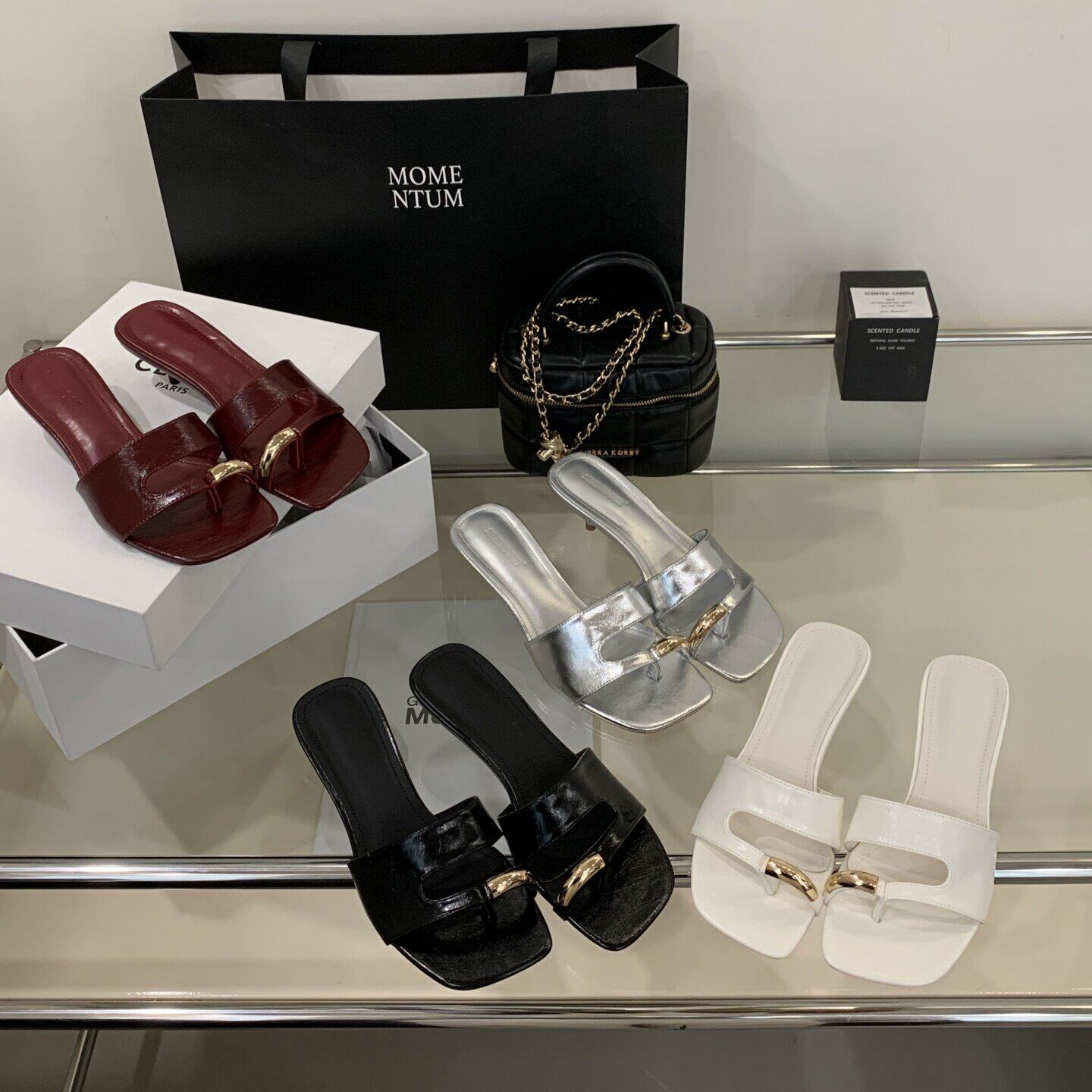 细跟黑色高跟一字拖鞋女鞋子外穿2026新款夏季配裙子法式凉拖凉鞋