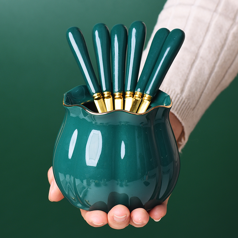 水果叉套装创意家用不锈钢叉子