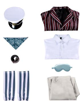 亚马逊 电影旺卡欧帕伦帕人cos服 Oompa-Loompa角色扮演服装全套