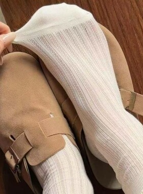 袜子女春夏款中筒ins潮流韩版可爱甜美卡通双层点子个性花边堆堆