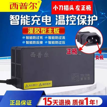 适用于新大洲电动车充电器哈罗60v20ah小鸟72v32ah比德文立马新蕾