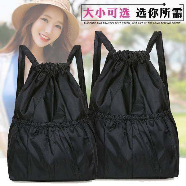 大号抽绳束口超市购物袋子时尚双肩包可折叠便携运动背包买菜防水,收纳整理,购物袋/环保袋/帆布袋,淘宝优惠券,粉丝福利购,淘宝优惠卷