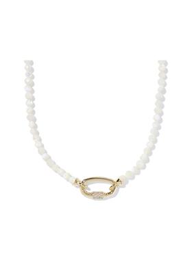 代购Kendra Scott女士珍珠项链优雅简约时尚精致白色珠子