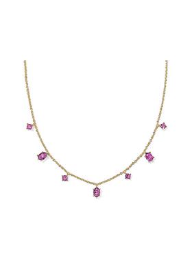 代购Kendra Scott女士项链简约优雅闪耀精致紫色七颗宝石