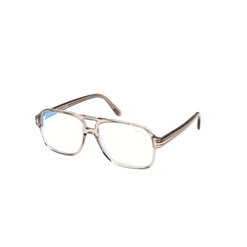代购Tom Ford汤姆福特男士眼镜架导航款金属透明色大框商务日常