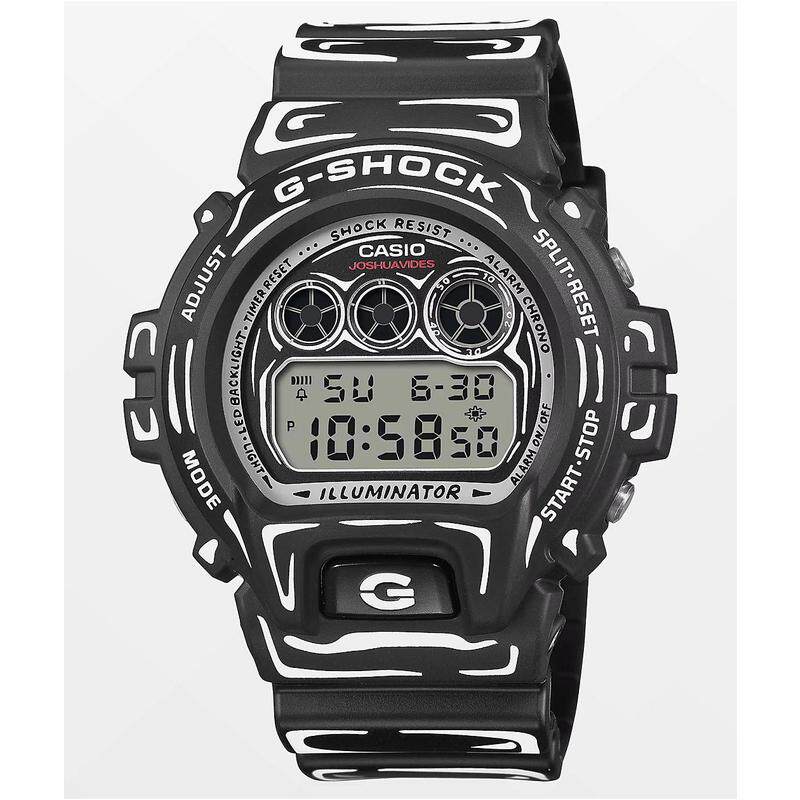 代购G-SHOCK男女腕表夜光计时闹钟倒计时黑色防水防震树脂带运动