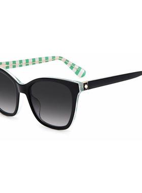 代购kate spade女士太阳镜遮光渐变镜片可配镜片塑料镜框猫眼型