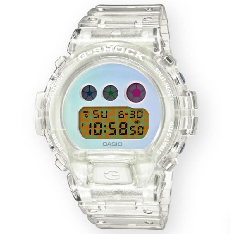 卡西欧 casio 男女透明大表盘日韩腕表 24新款g-shock dw6900sp-1
