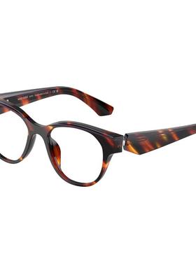 代购Alain Mikli女士眼镜架全框纹紫色圆形日常佩戴办公