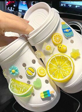 洞洞鞋配饰可爱卡通diy鞋扣鞋花