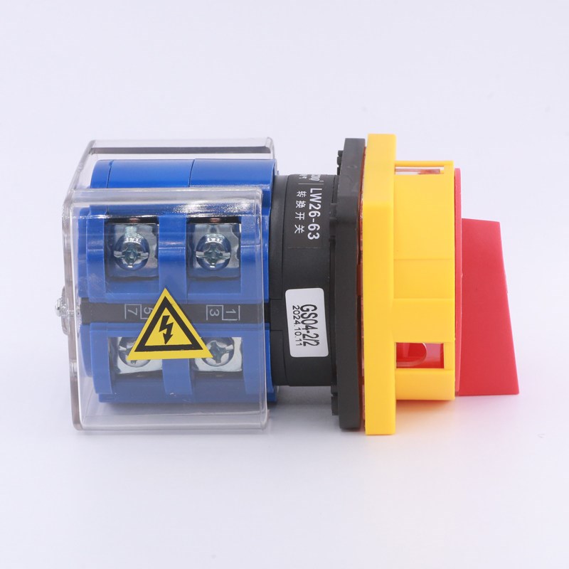 热销万能转换开关LW26GS-63/2带双面防护罩380V主控机床电源切断6