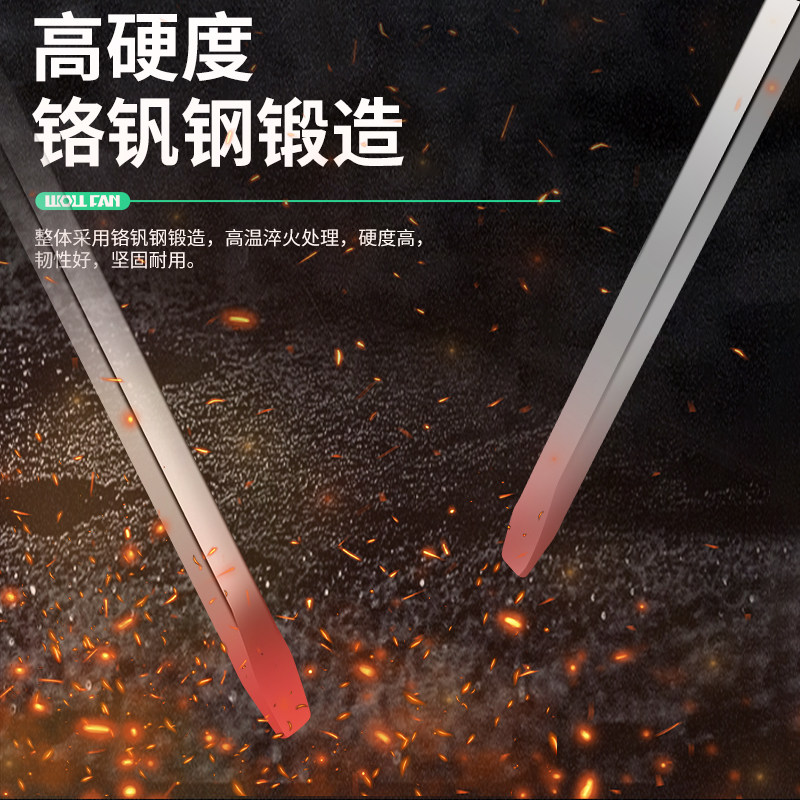 热销超大螺丝刀加长杆一字螺丝刀穿心可敲击特大号平口高硬度加粗
