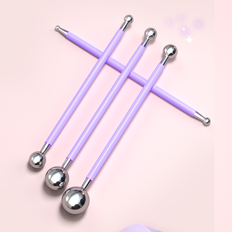 热销翻糖塑型工具 粘土花卉撵花棒不锈钢捏塑刀球刀拈边压花人偶