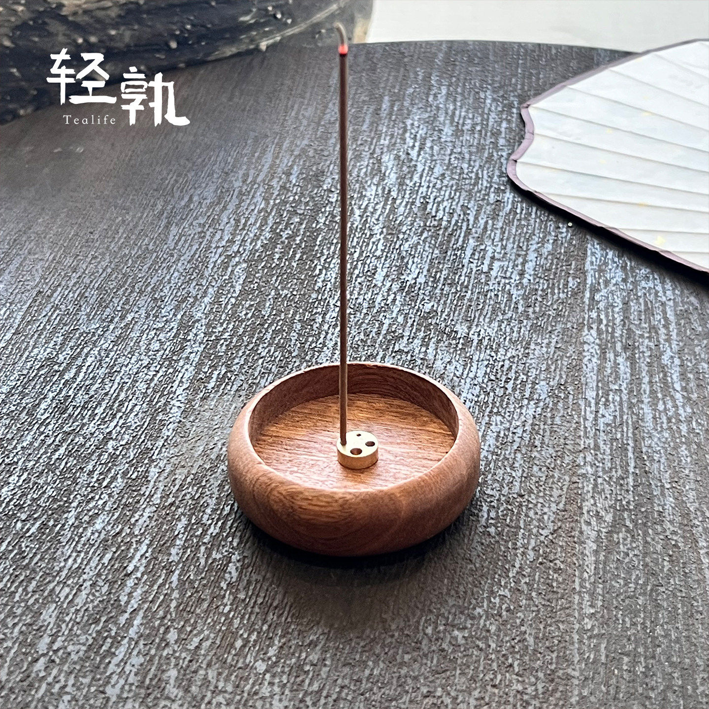 轻孰圆形香插天然实木多孔线香小香座檀香香薰炉室内熏香迷你香托,餐饮具,茶道/香炉,淘宝优惠券,粉丝福利购,淘宝优惠卷