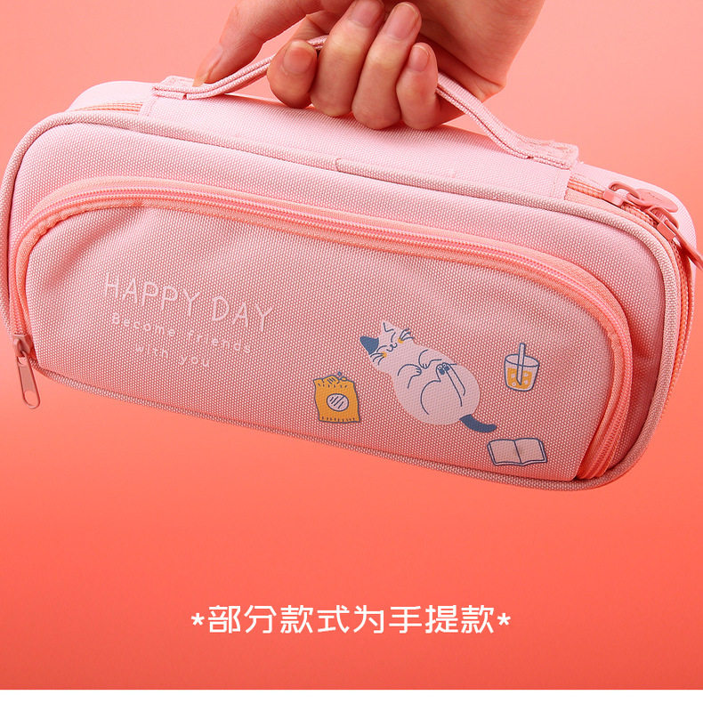 手提式大容量多层笔袋