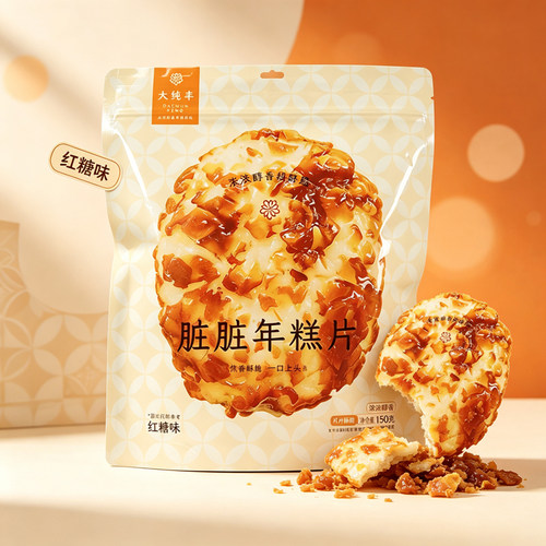 大纯丰宁波特产脏脏年糕片零食