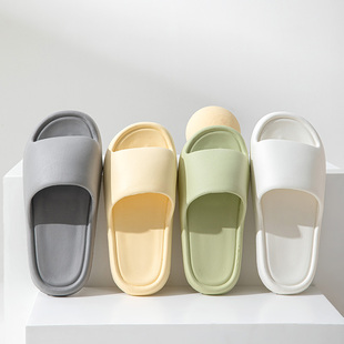 居家室内拖鞋简约踩屎感拖鞋女款浴室防滑夏季凉拖鞋男士
