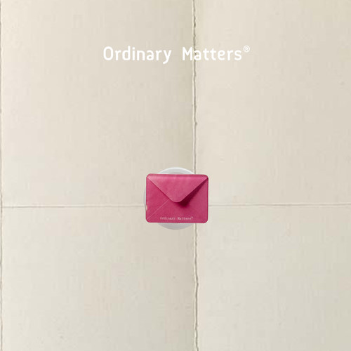 ummroom·OrdinaryMatters糖果粉信封磁吸粘贴式手机支架