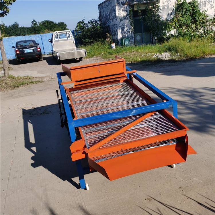 水稻小麦种子清选机 小型五谷杂粮震动筛选机 粮食电动筛选机