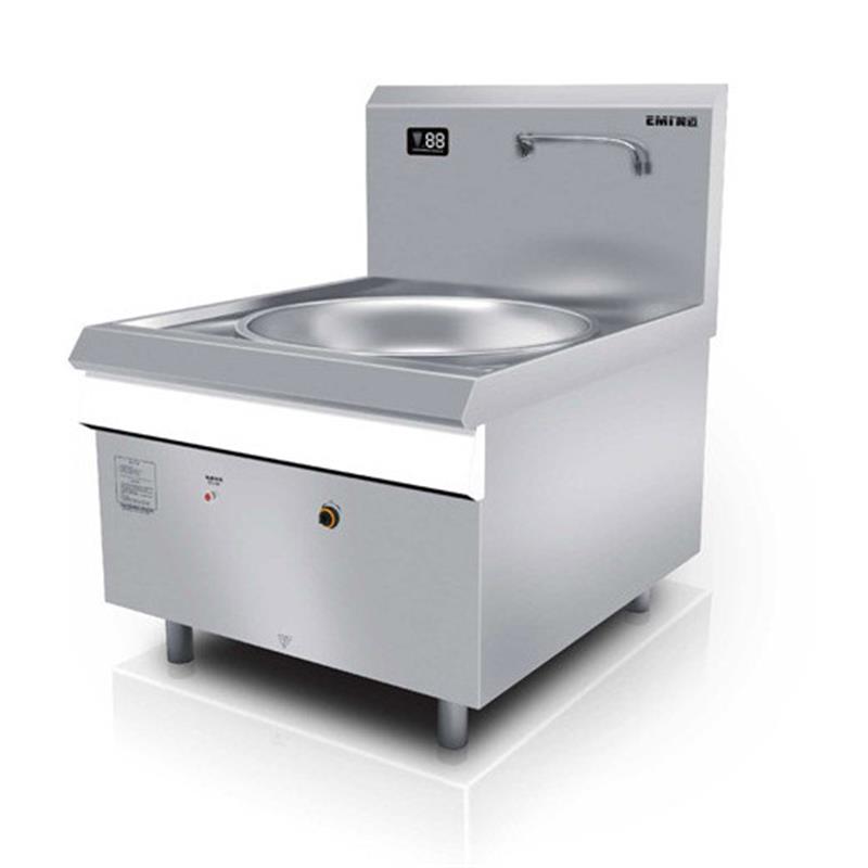 供应后厨厨具翼迈15kw单眼800商用电磁大锅灶c150-2faX大功率