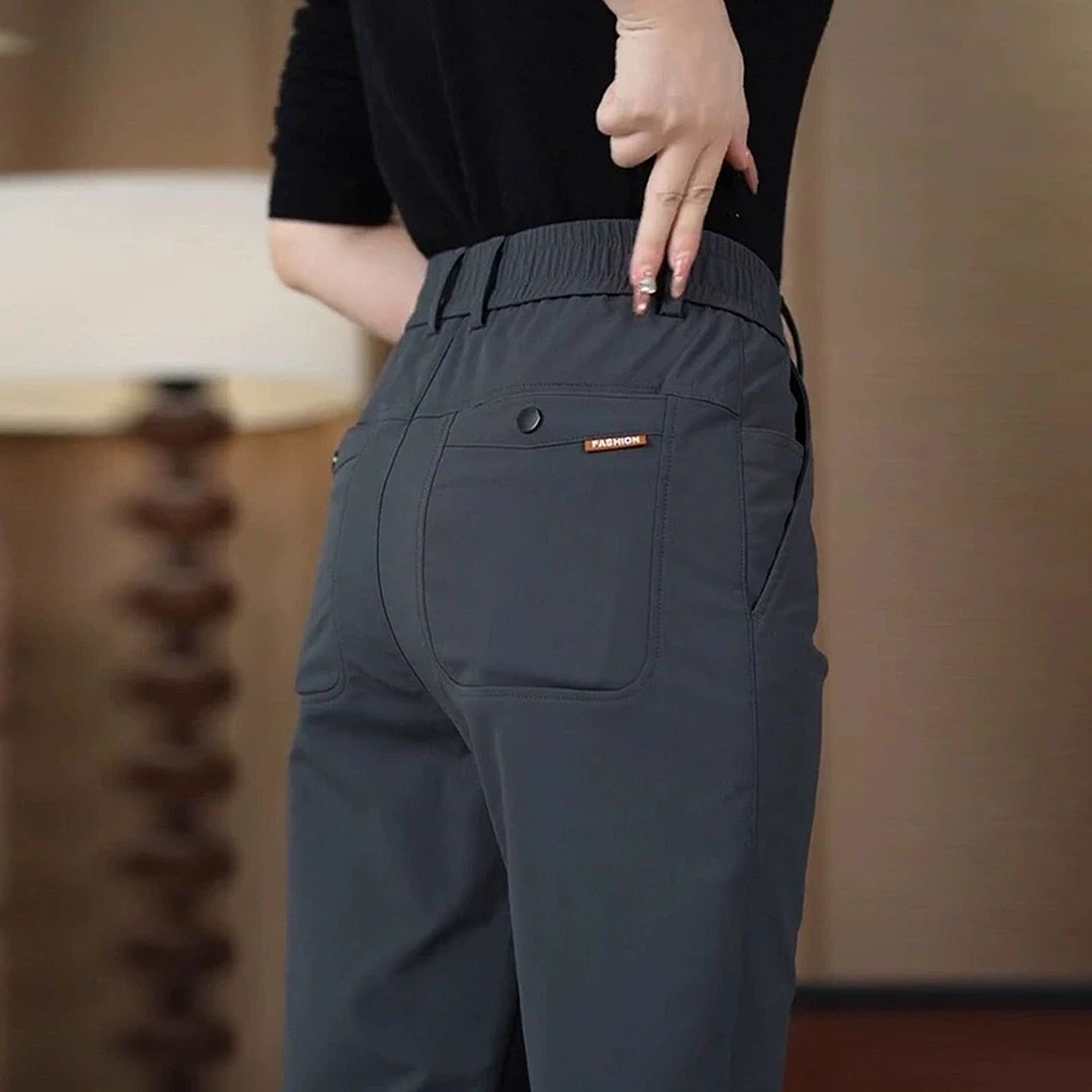 休闲裤男士2026春季新款修身直筒男裤子夏季商务西裤长裤男款春装