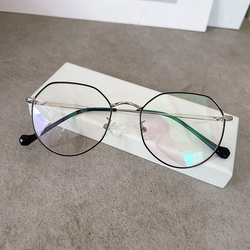 （送1.56防辐射镜片）时尚优雅金丝线眼镜框女可配度数近视眼镜架
