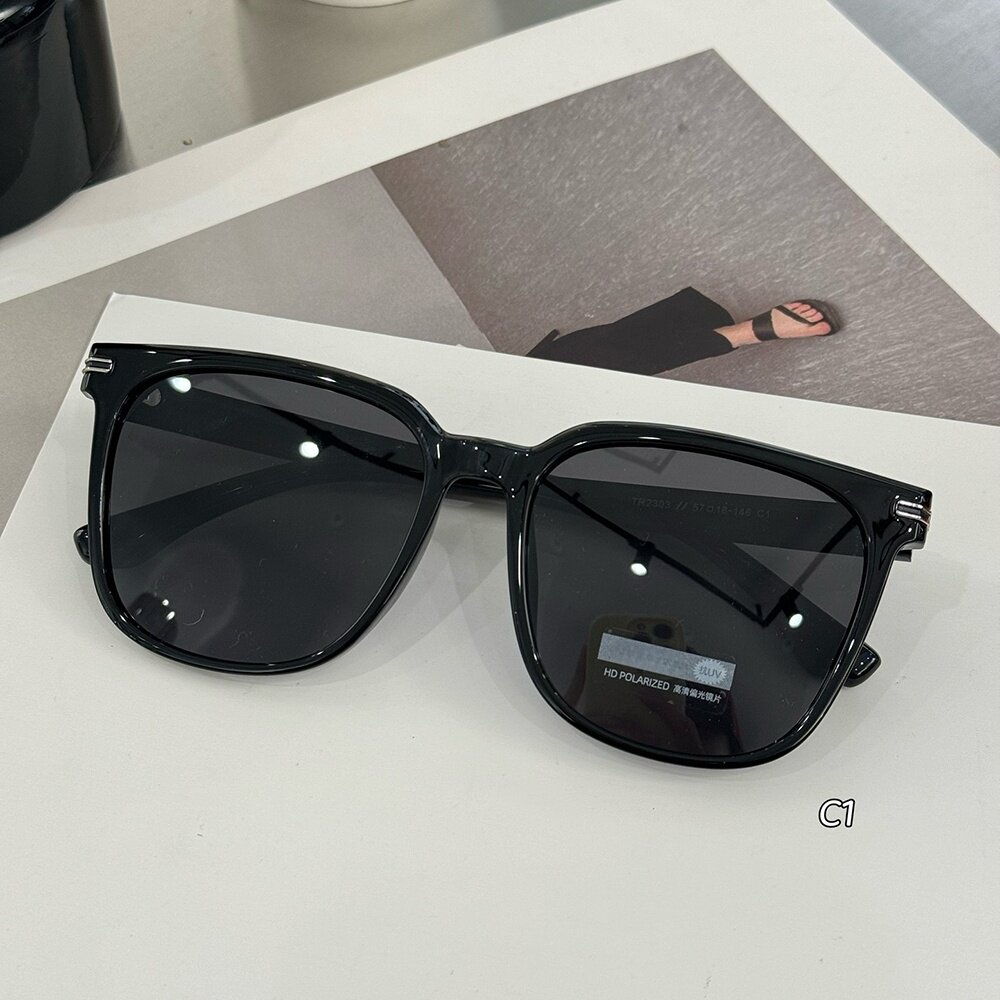 57MM大框方框TR90偏光太阳镜男女款防晒高清防紫外线开车大脸墨镜